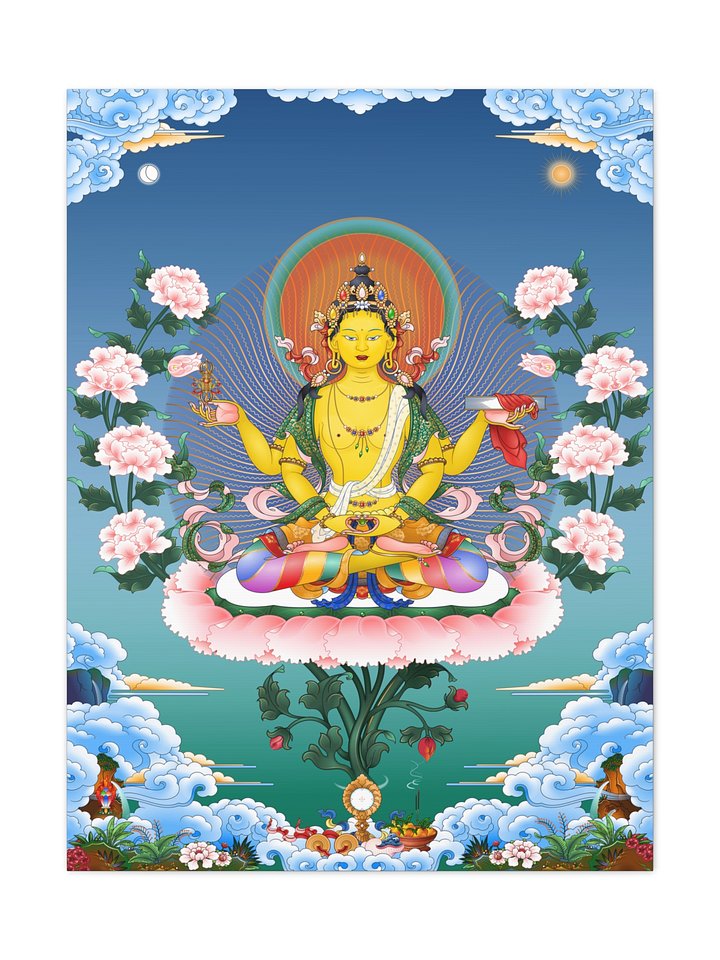 Prajnaparamita thangka canvas print product image (1)