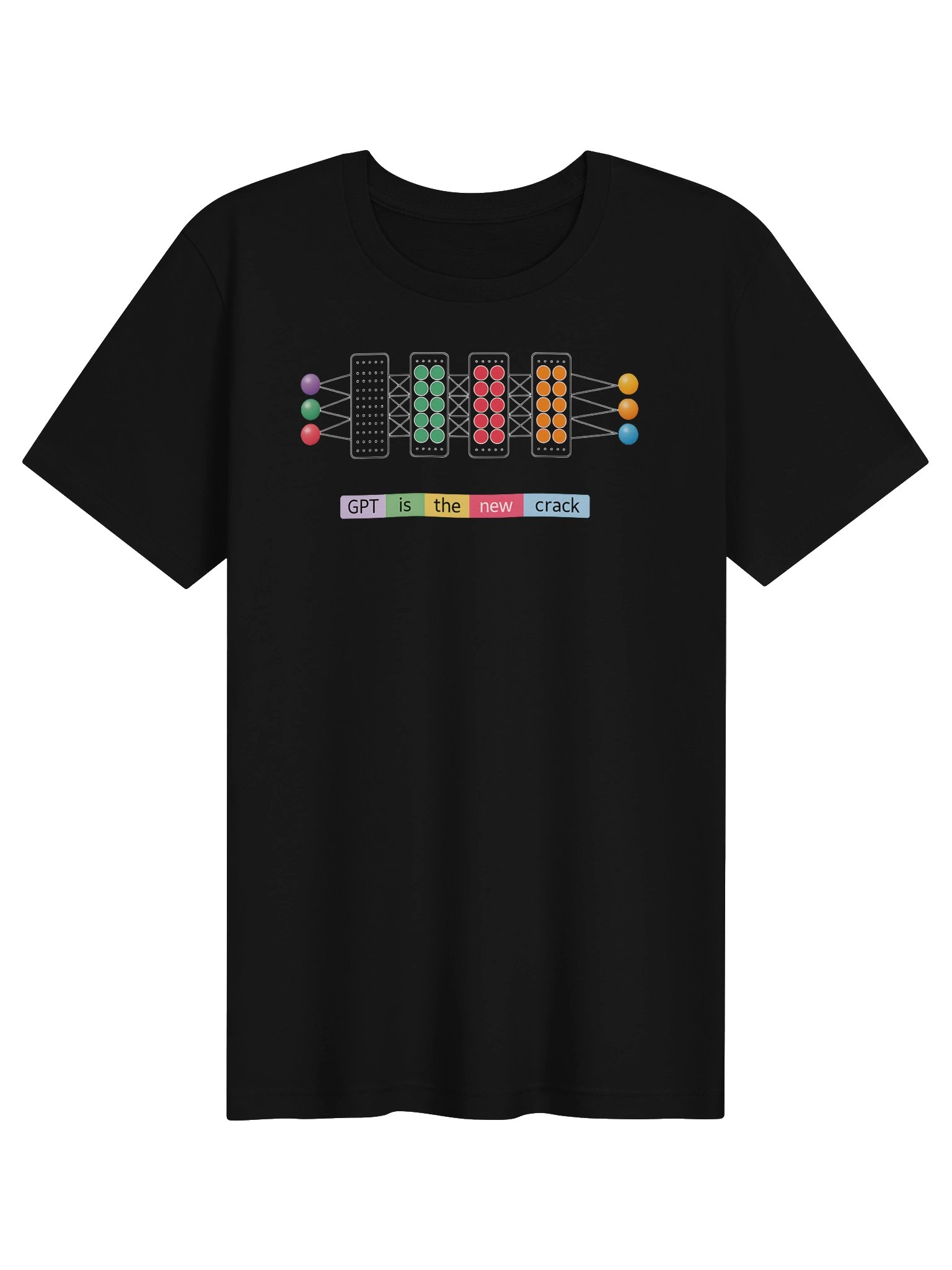 GPT Is the New Crack Neural Network Tee product image (1)