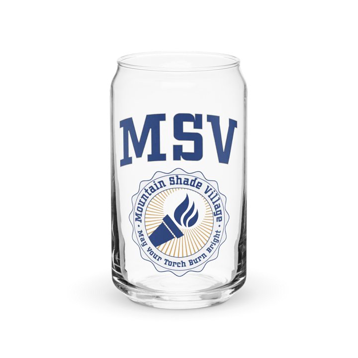 University MSV Can-Shaped Glass product image (2)
