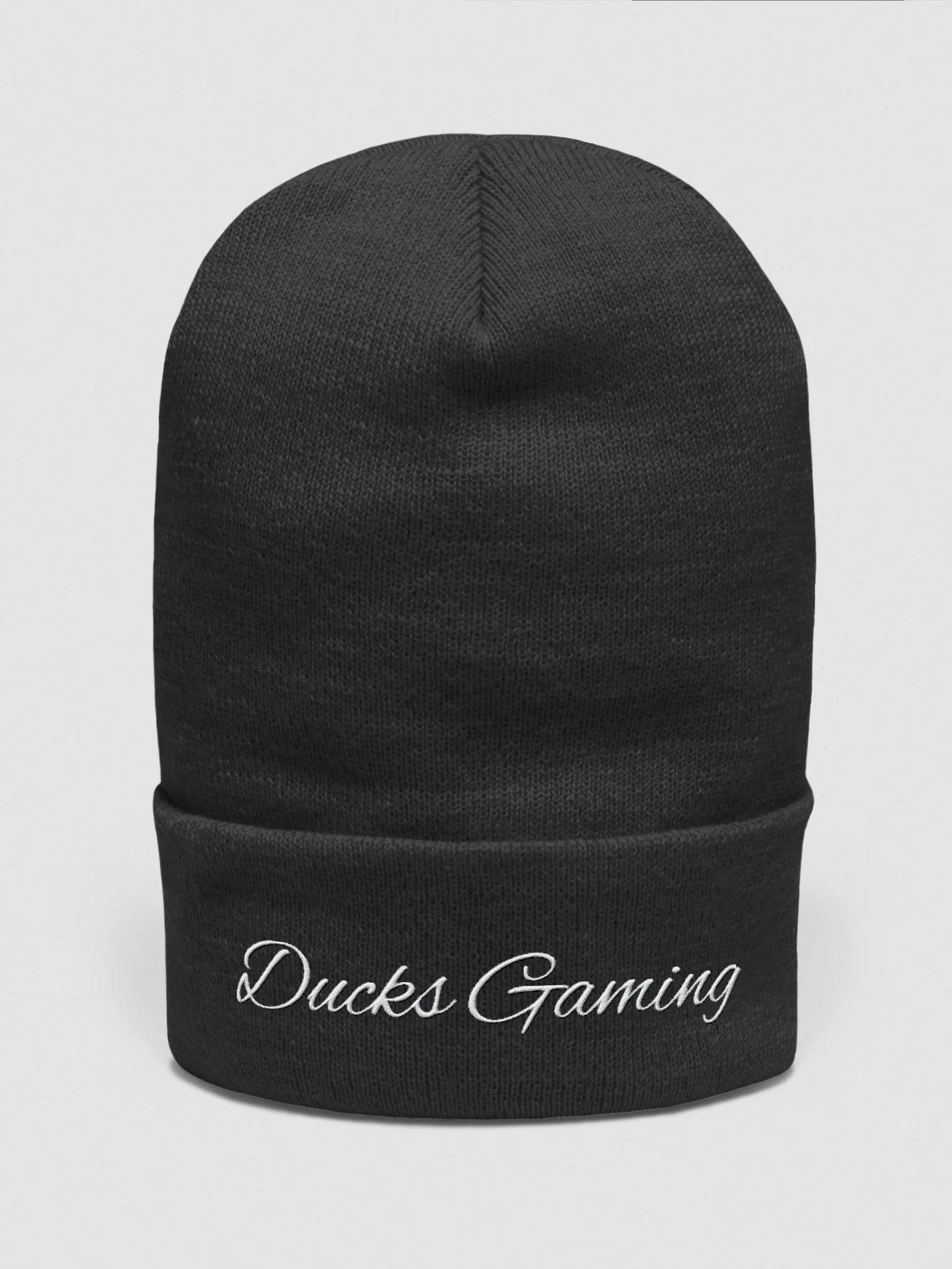 Ducks Gaming Plane Beanie White Lettering product image (1)