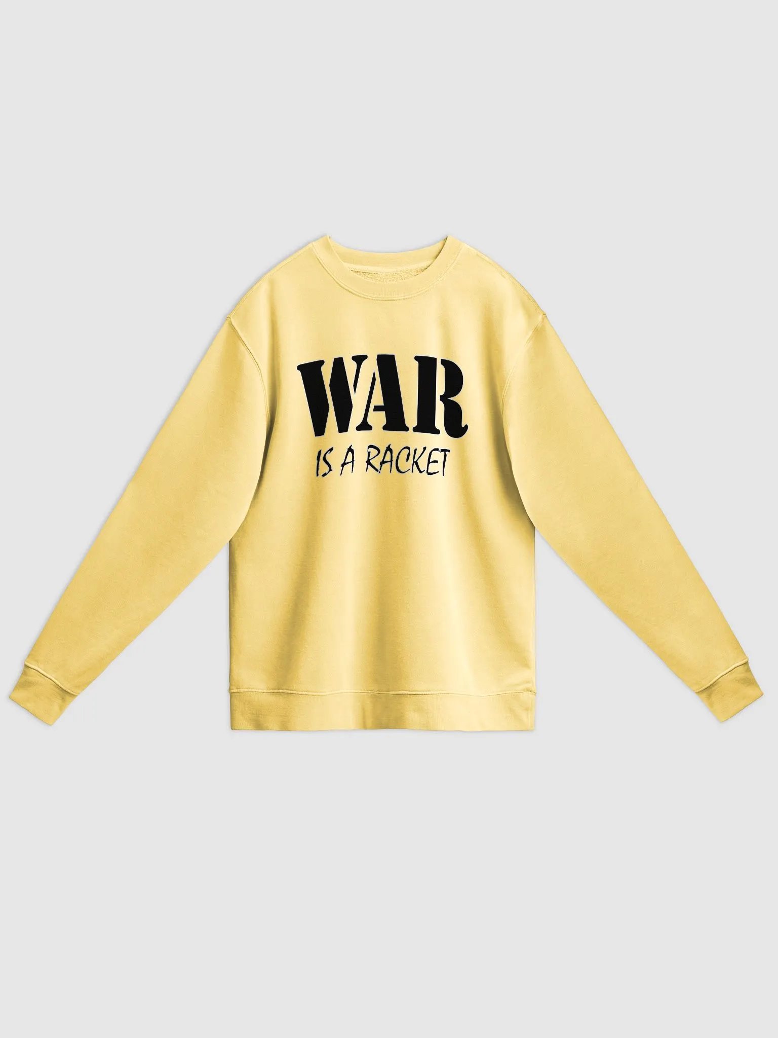 War Is A Racket - Independent Trading Co. Unisex Midweight Pigment Dyed Sweatshirt product image (1)