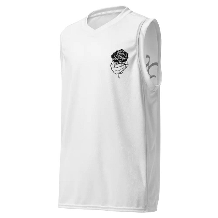 Black Rose Beauty Muscle Tank (White) product image (1)