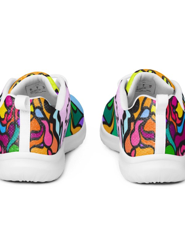 Energize Your Stride: Vibrant Women's Athletic Shoes - Wave at Sunset product image (4)