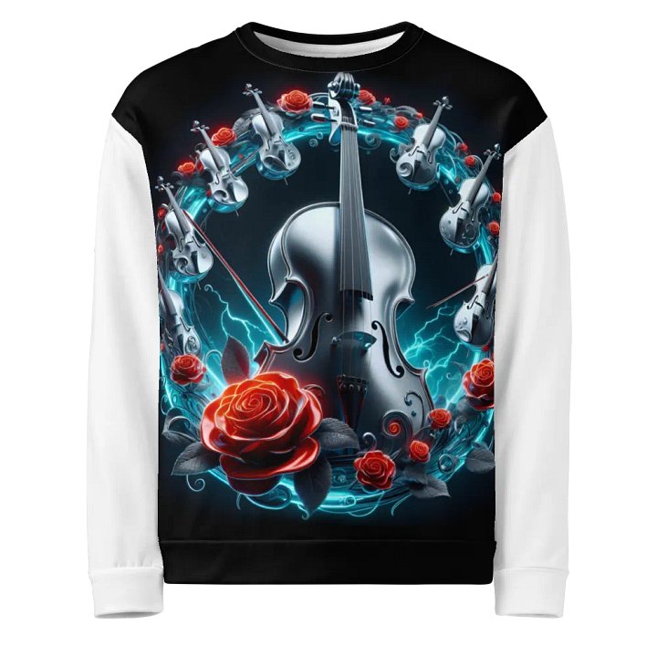 Cello Symphony All-Over Print - Unisex Sweatshirt #3 product image (1)