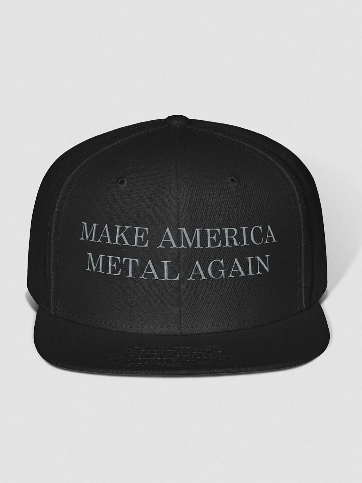 Make America Metal Again Snapback - Grey product image (1)