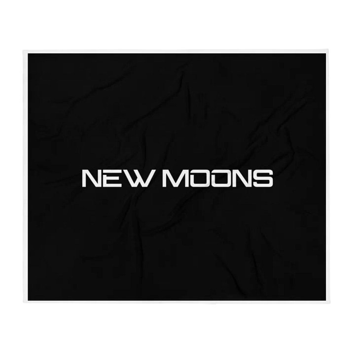 New Moons Fuzzy Throw Blanket product image (2)