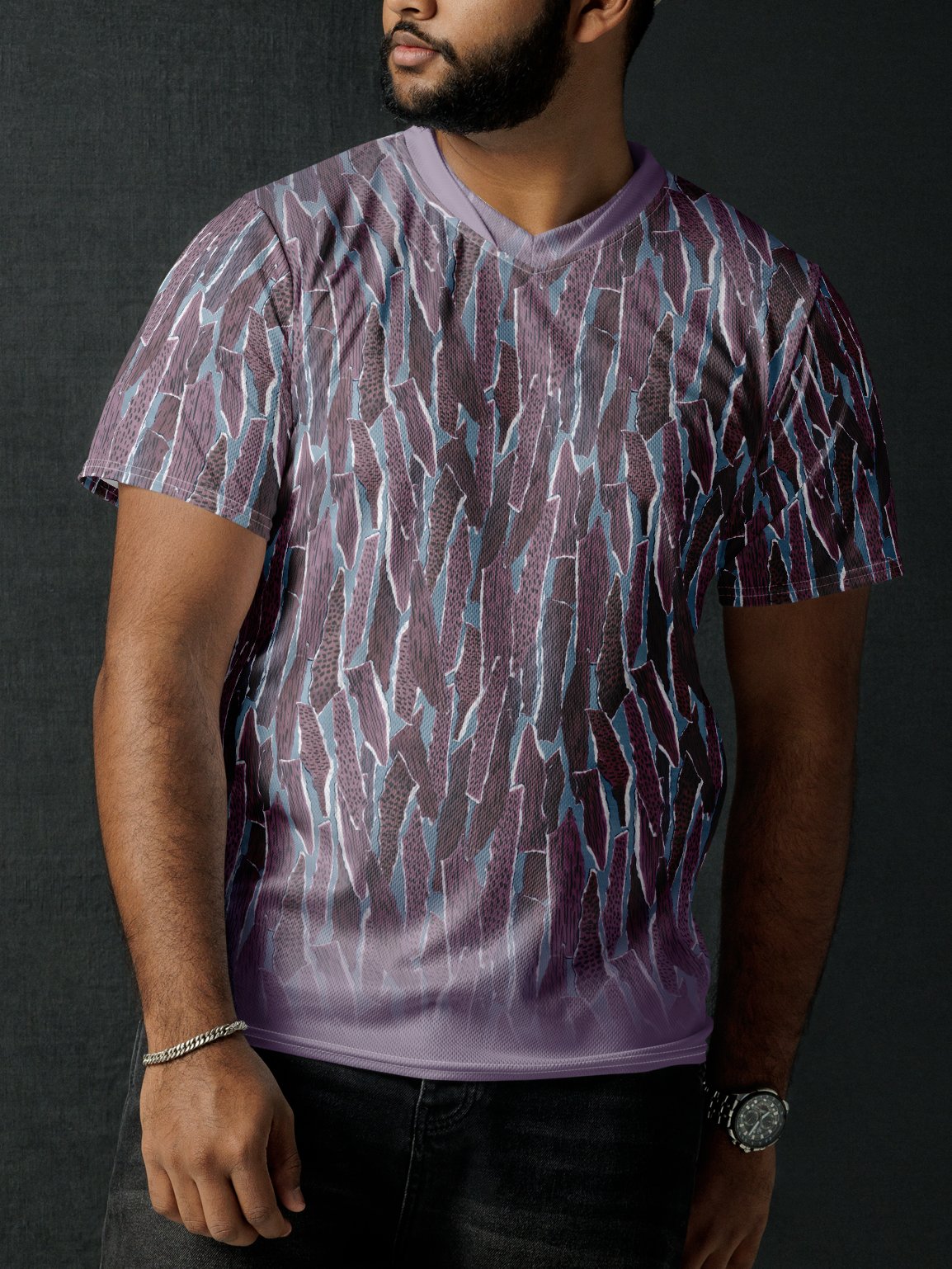 "Wild Purple" Sports Jersey product image (4)