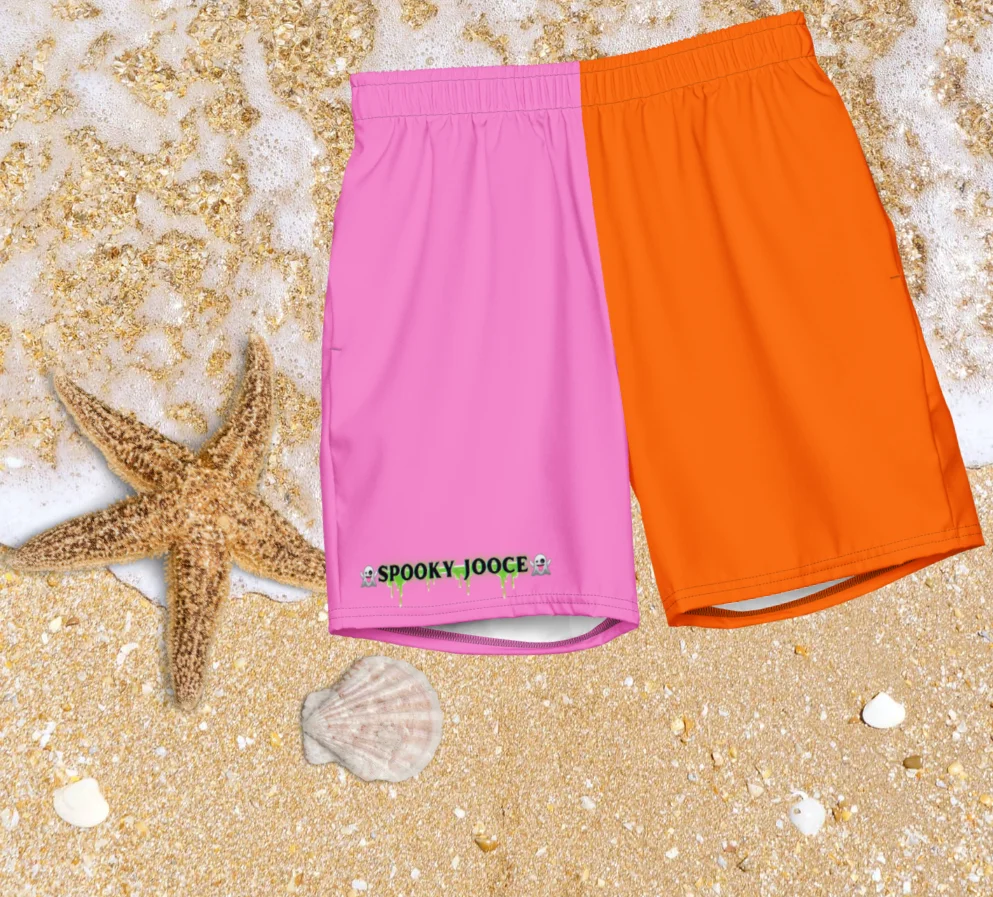 SPOOKY JOOCE Swim Trunkz - Light Pink/Orange product image (2)