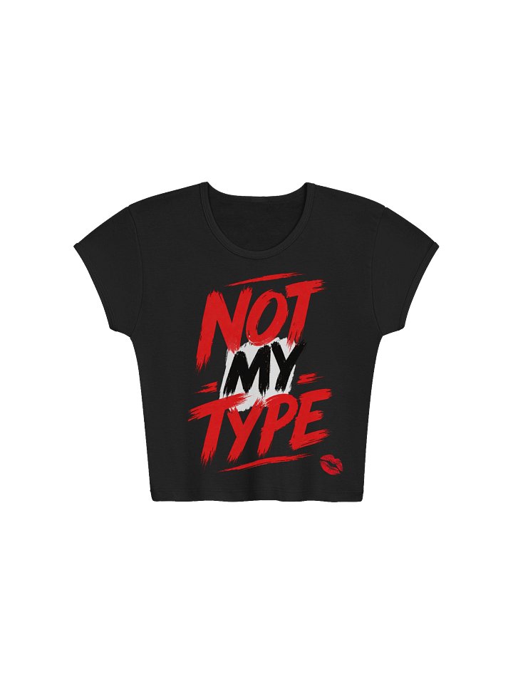 DROP 003: NOT MY TYPE crop top product image (3)