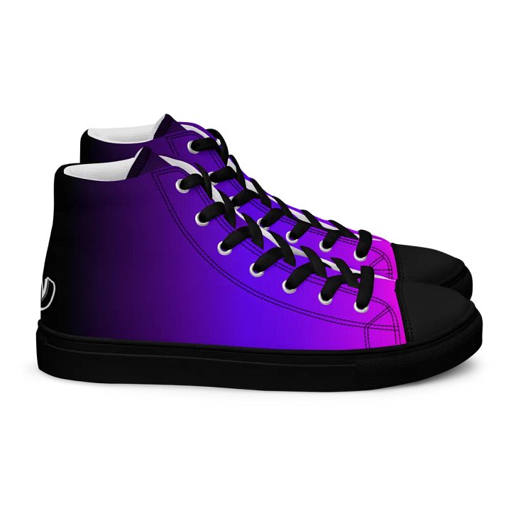 STRAIGHT VIBIN NEON COLOR FADE STYLE MEN'S CANVA SHOES product image (2)