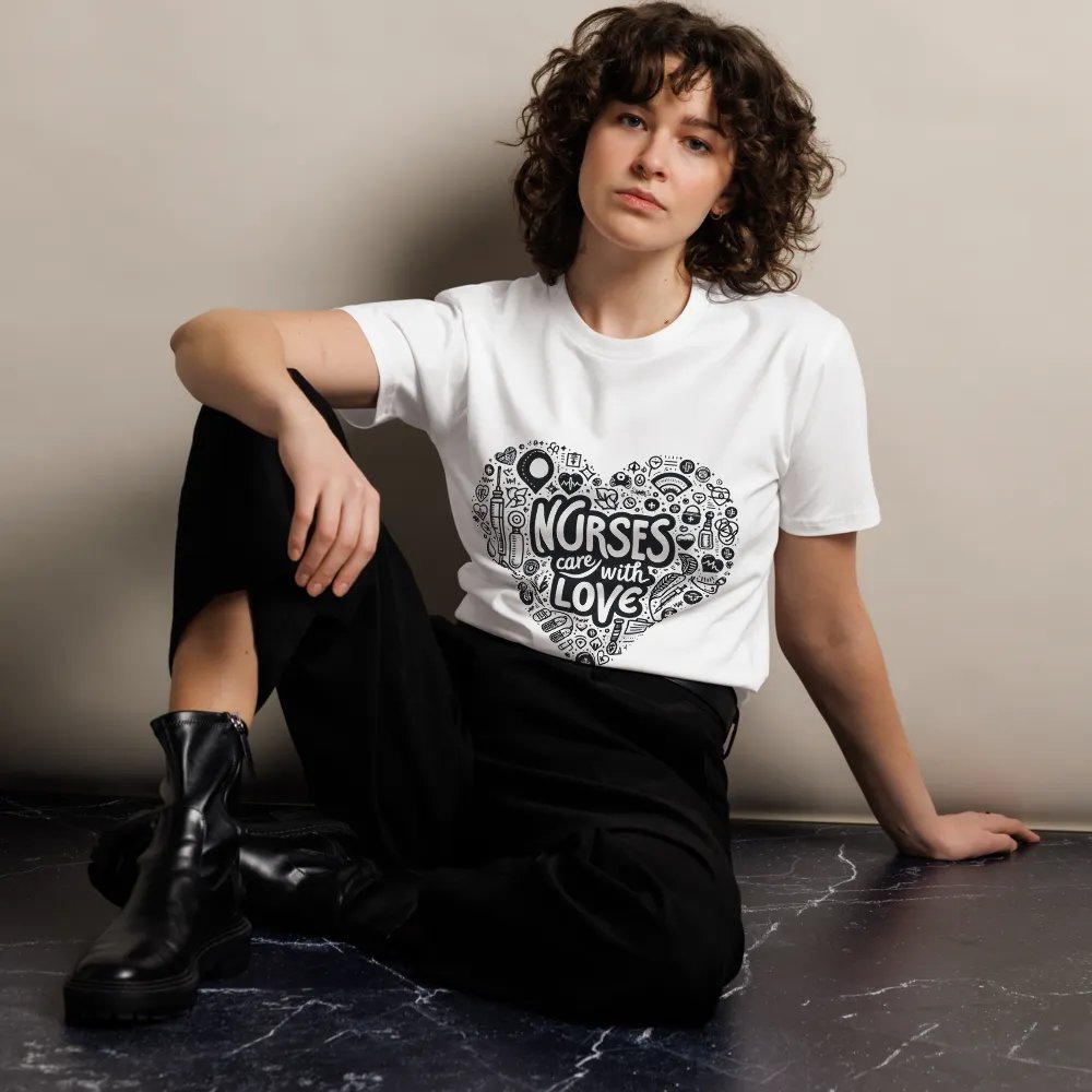 nurses care with love t-shirt product image (10)