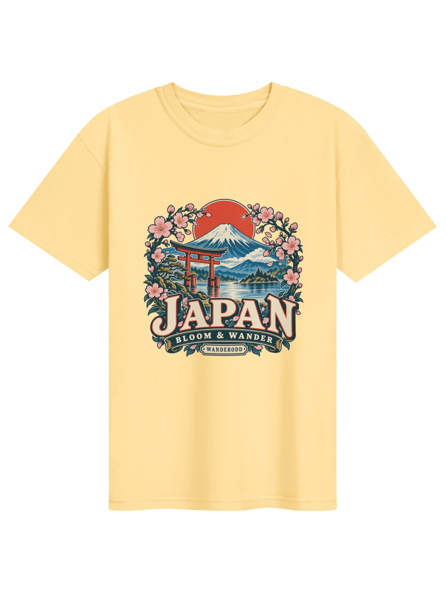 Japan Mount Fuji Graphic T-Shirt – Comfort Colors® | WanderOdd product image (110)