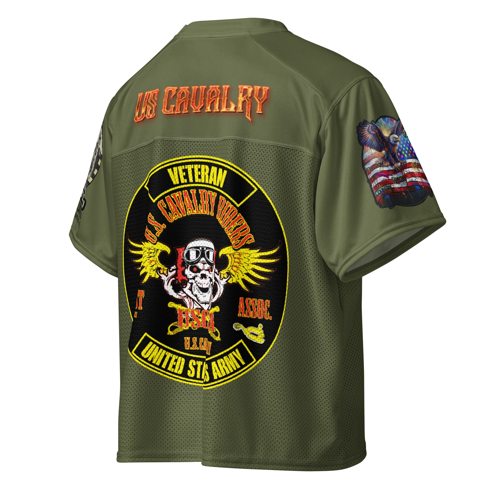 USCRA OD Green Football Jersey product image (4)