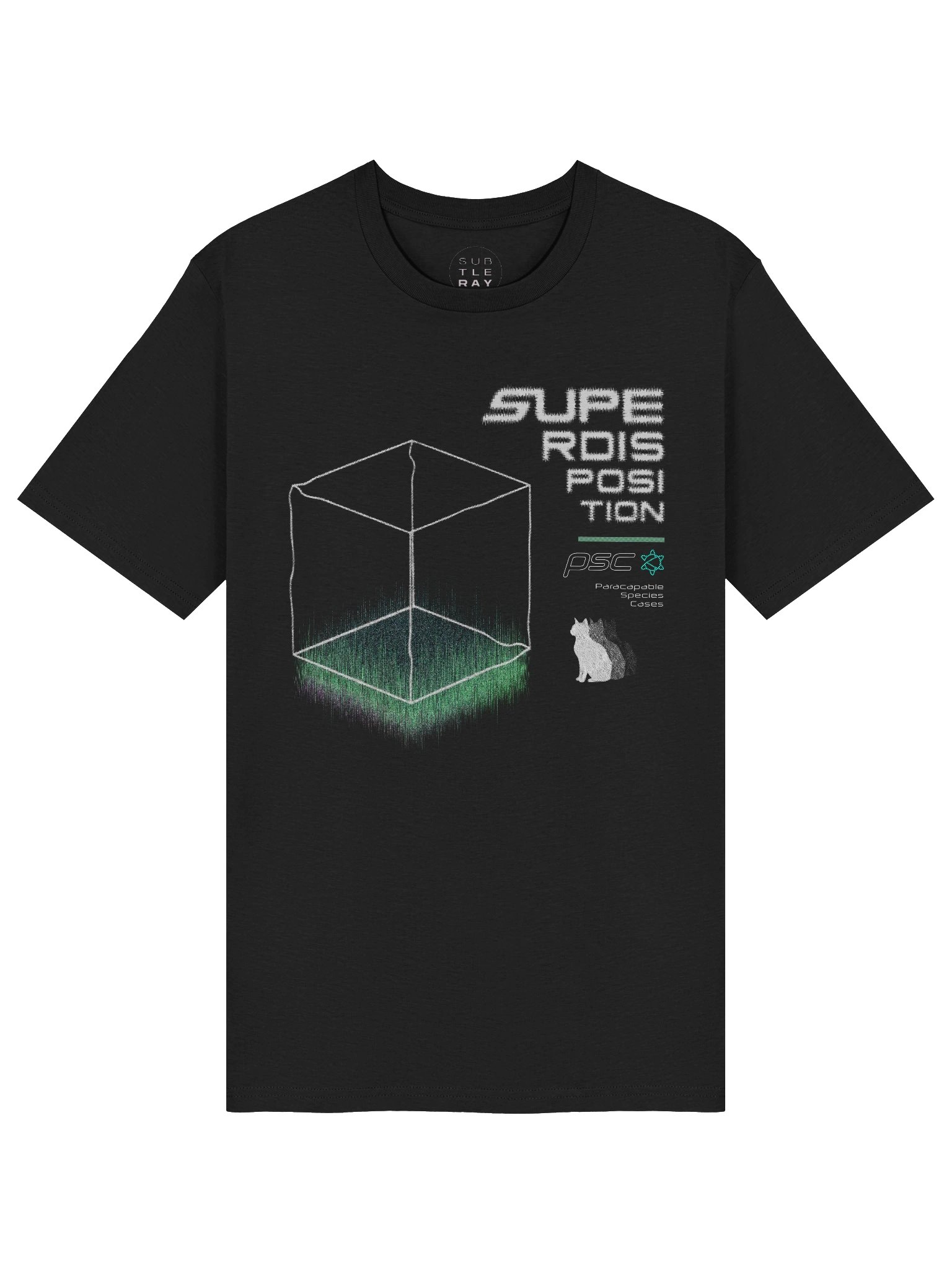Superdisposition / Cat Dark Tee (Ships from EU/UK) product image (1)