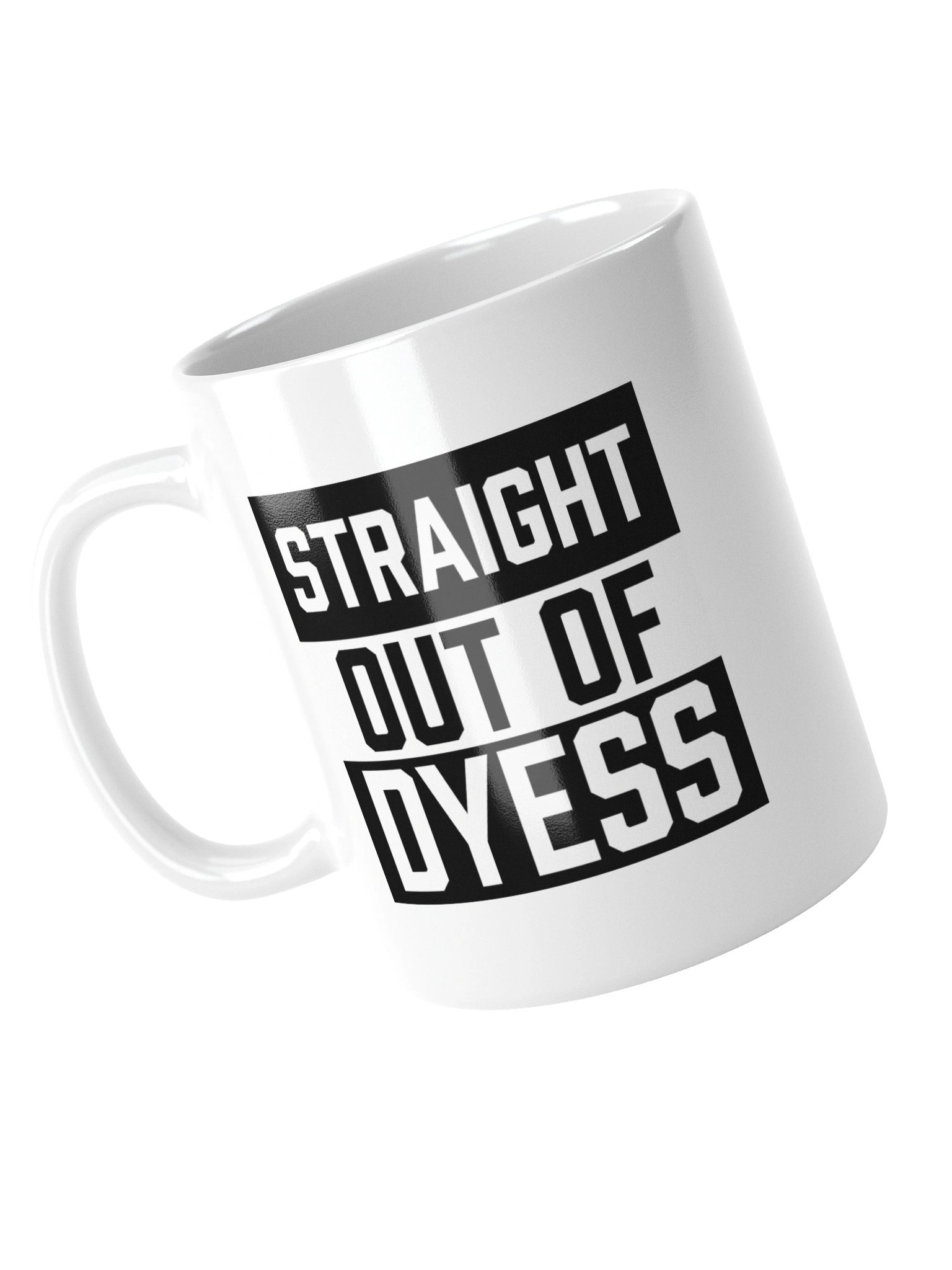 Straight Out of Dyess — Glossy White Mug product image (4)