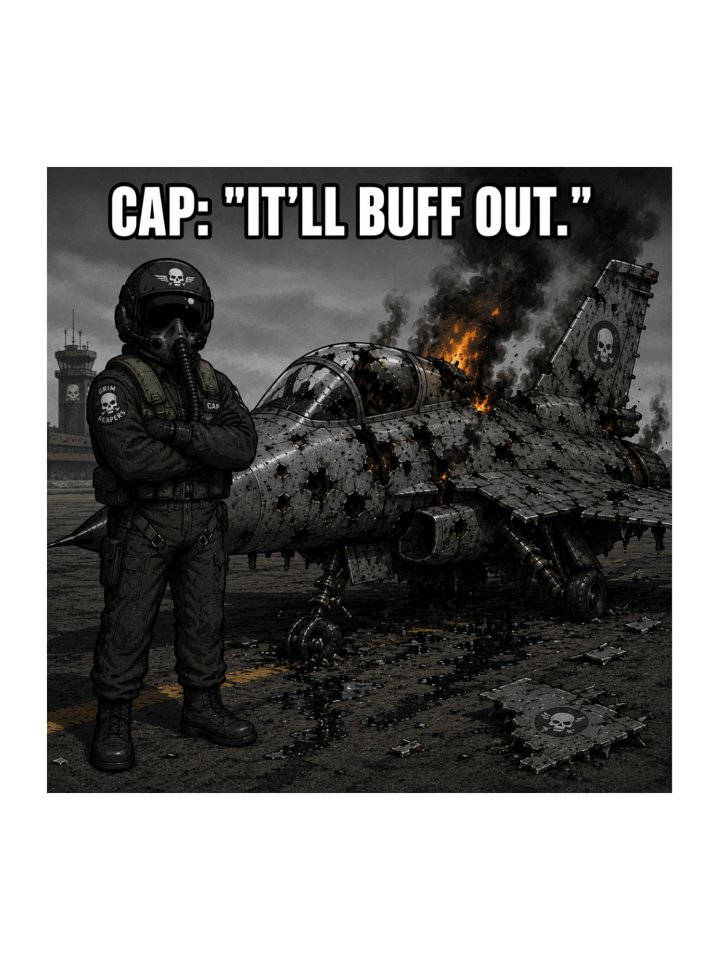 CAP: "It'll Buff Out." Sticker product image (1)