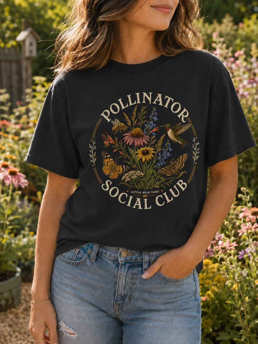 Pollinator Social Club T-shirt product image (2)