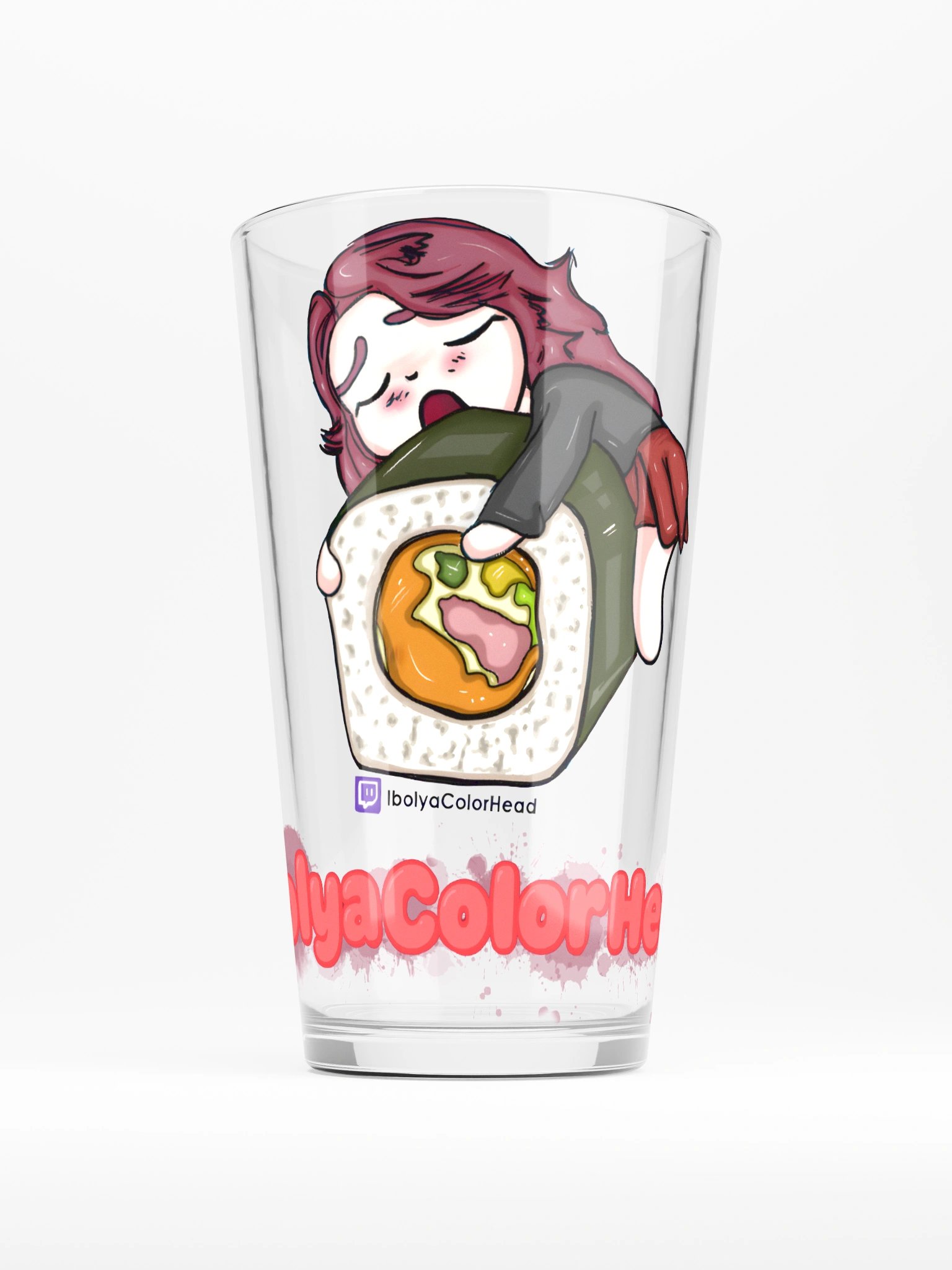 Sushi Hugging Glass product image (1)