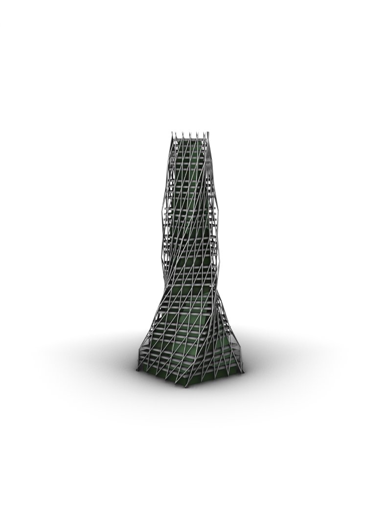 Grasshopper – EX 48 – Repeat data + Extrude curve product image (1)