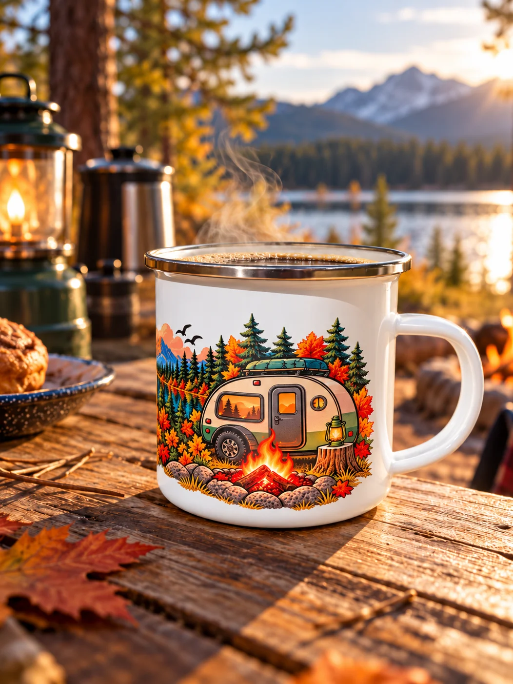 Bear Necessities Enamel Camping Mug | Limited Edition - Fall Collection product image (3)