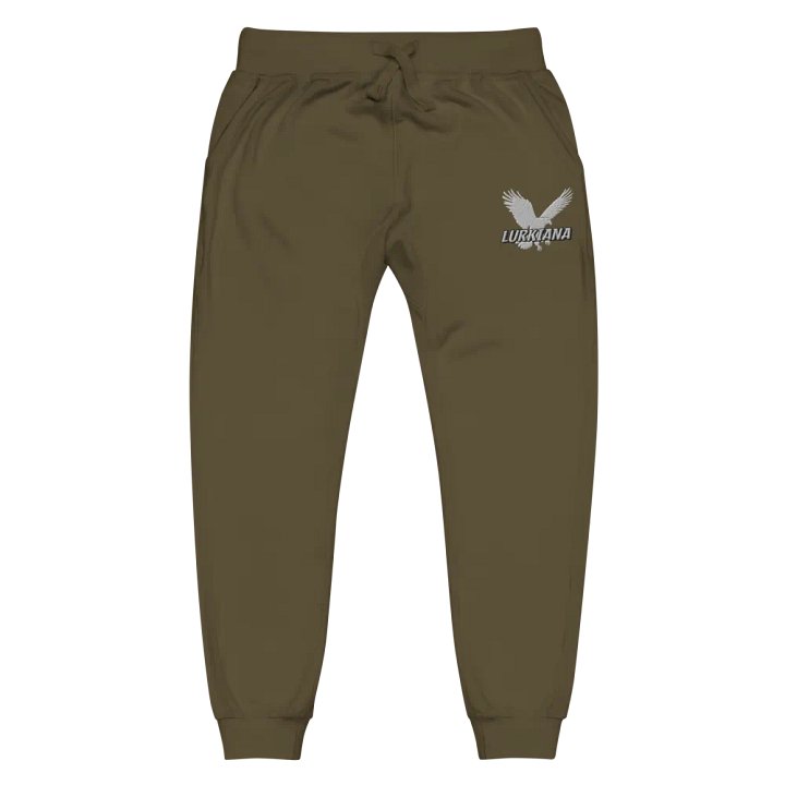 Green Fleece Unisex Joggers product image (1)