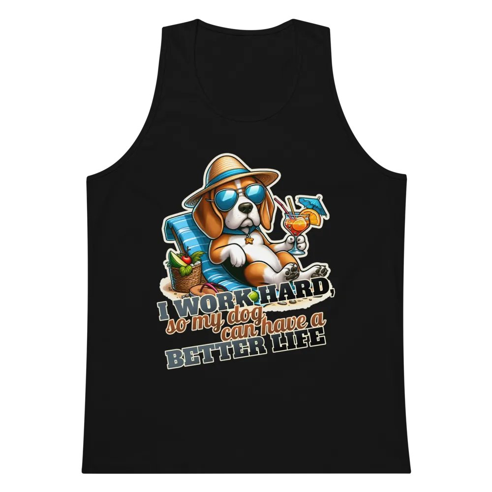 Work Hard - Beagle Beach - Tank Top product image (19)