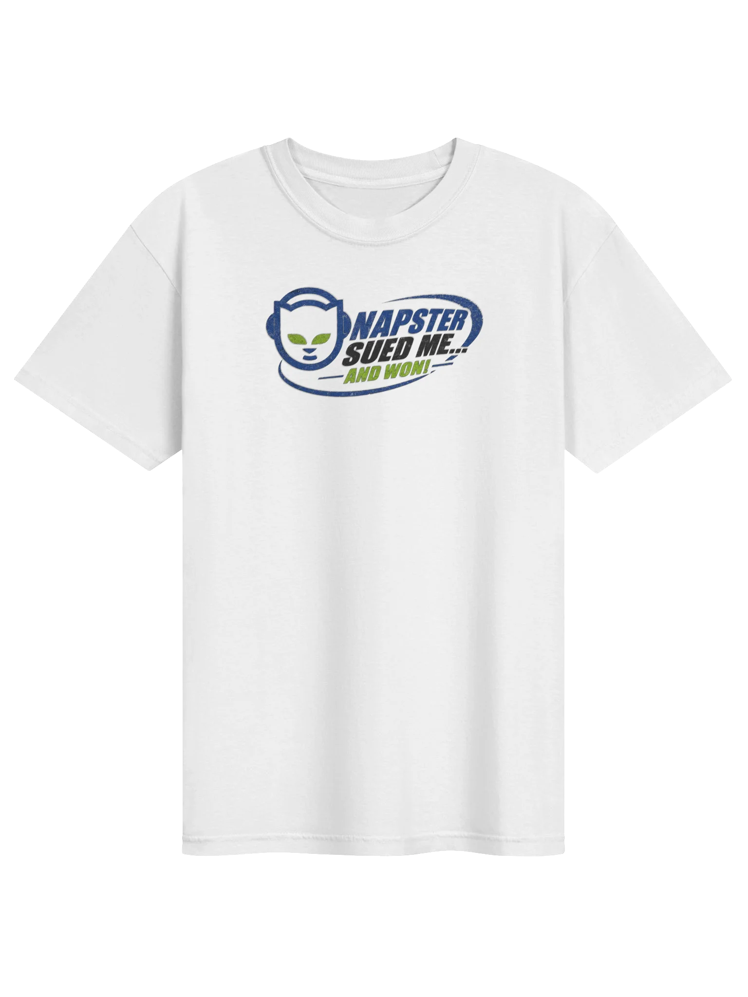 "Napster Sued Me… And Won!" Garment-Dyed Heavyweight T-Shirt product image (1)