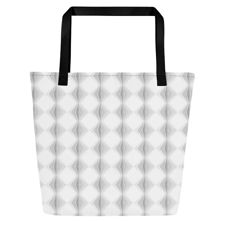 Diamond Pleats: 3D-Struktur-Handtasche Symmetry in Gray Tote Bag product image (1)