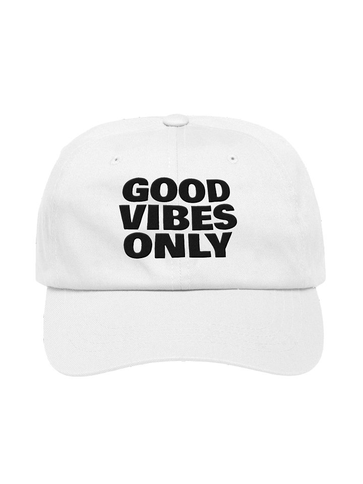 GVO Embroidered Dad Hat Black Text & Lotus - RNTV Signature Collection product image (1)