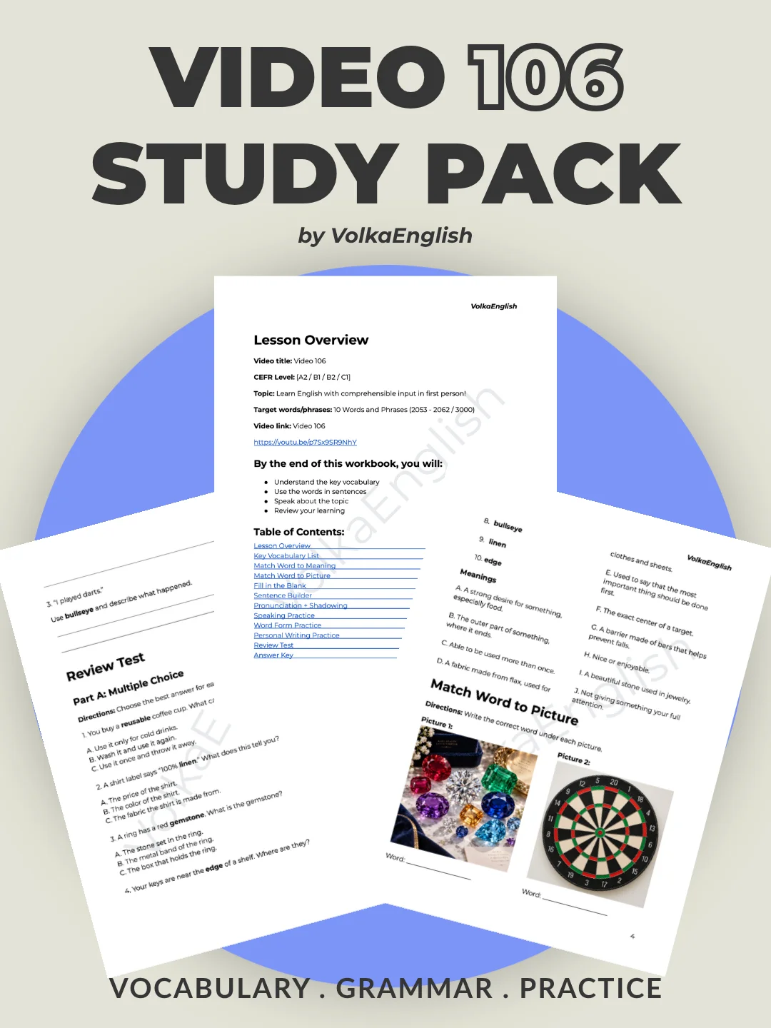 Video 106 Study Pack product image (1)
