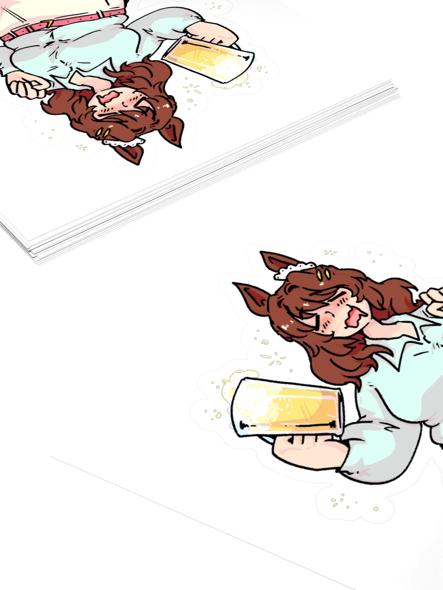 Light Hello Sticker product image (12)