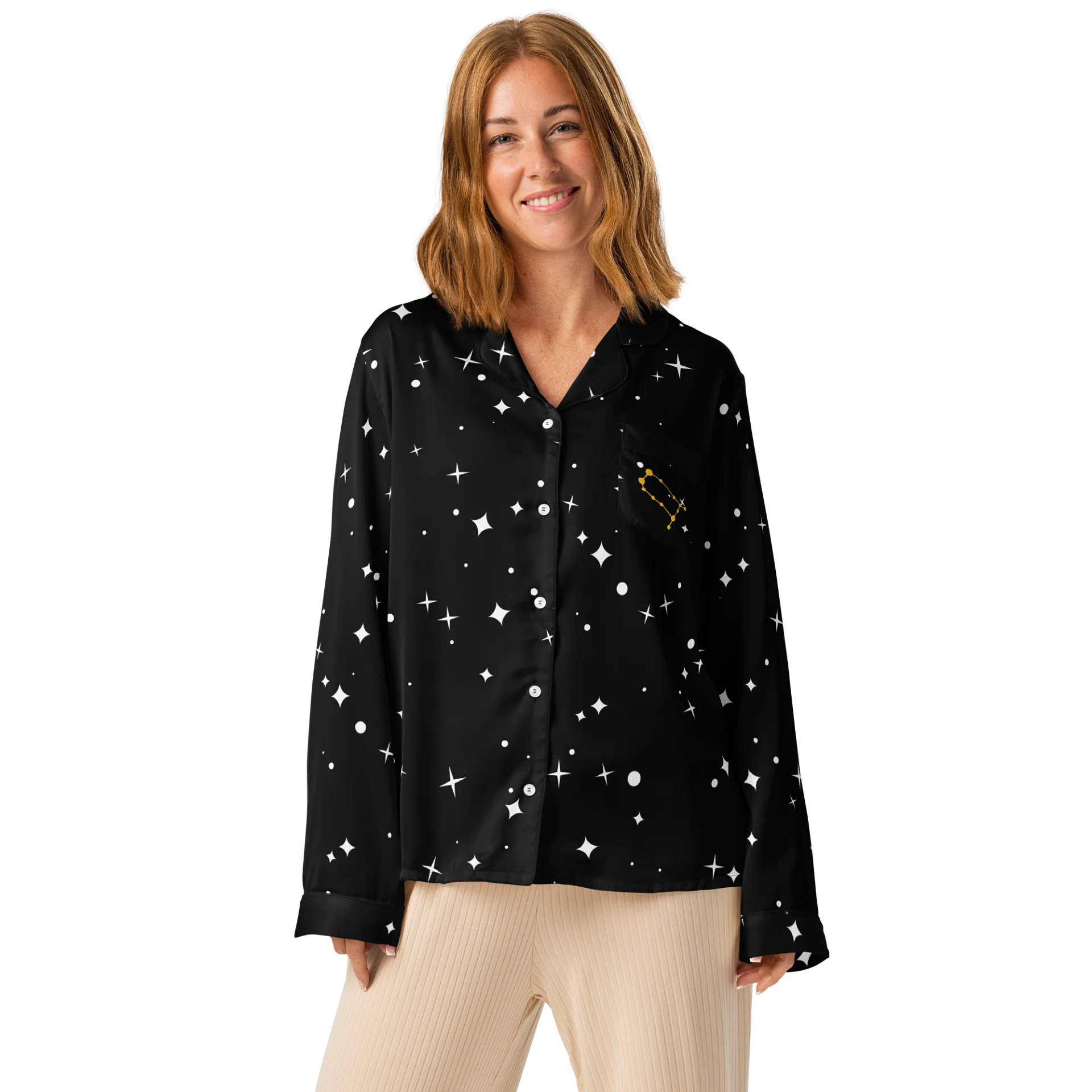 Starry Night Gemini Pajama Top product image (1)