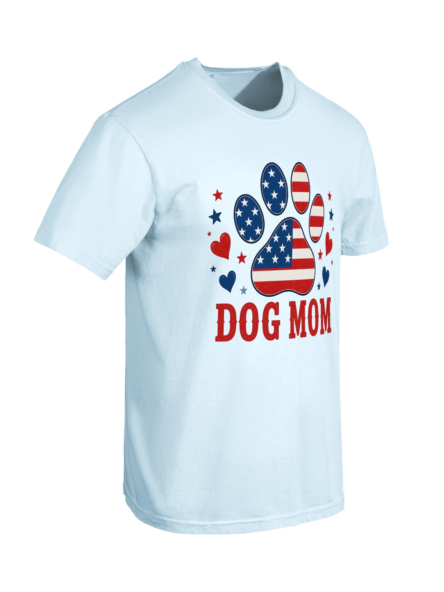American Dog Mom T-shirt product image (4)