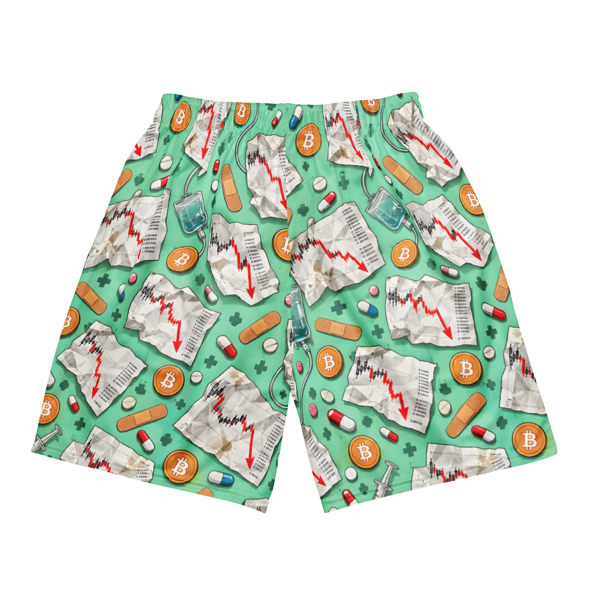 Market Signals Mesh Shorts — Paper Hands Costume Set product image (5)