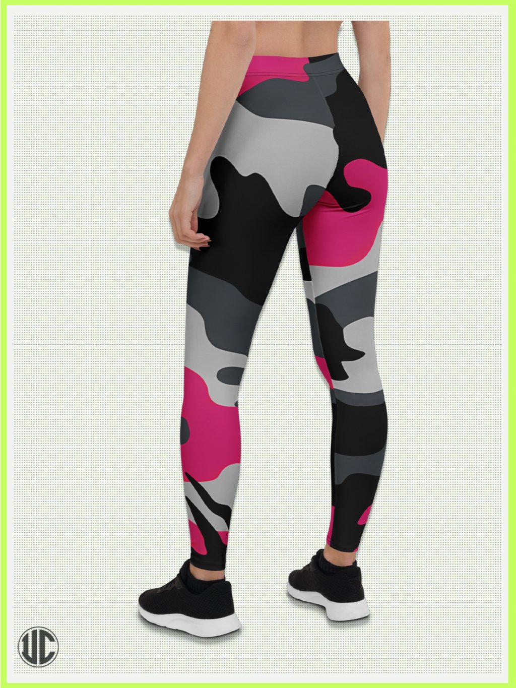 Savage Pink Camo – Women’s Leggings product image (2)