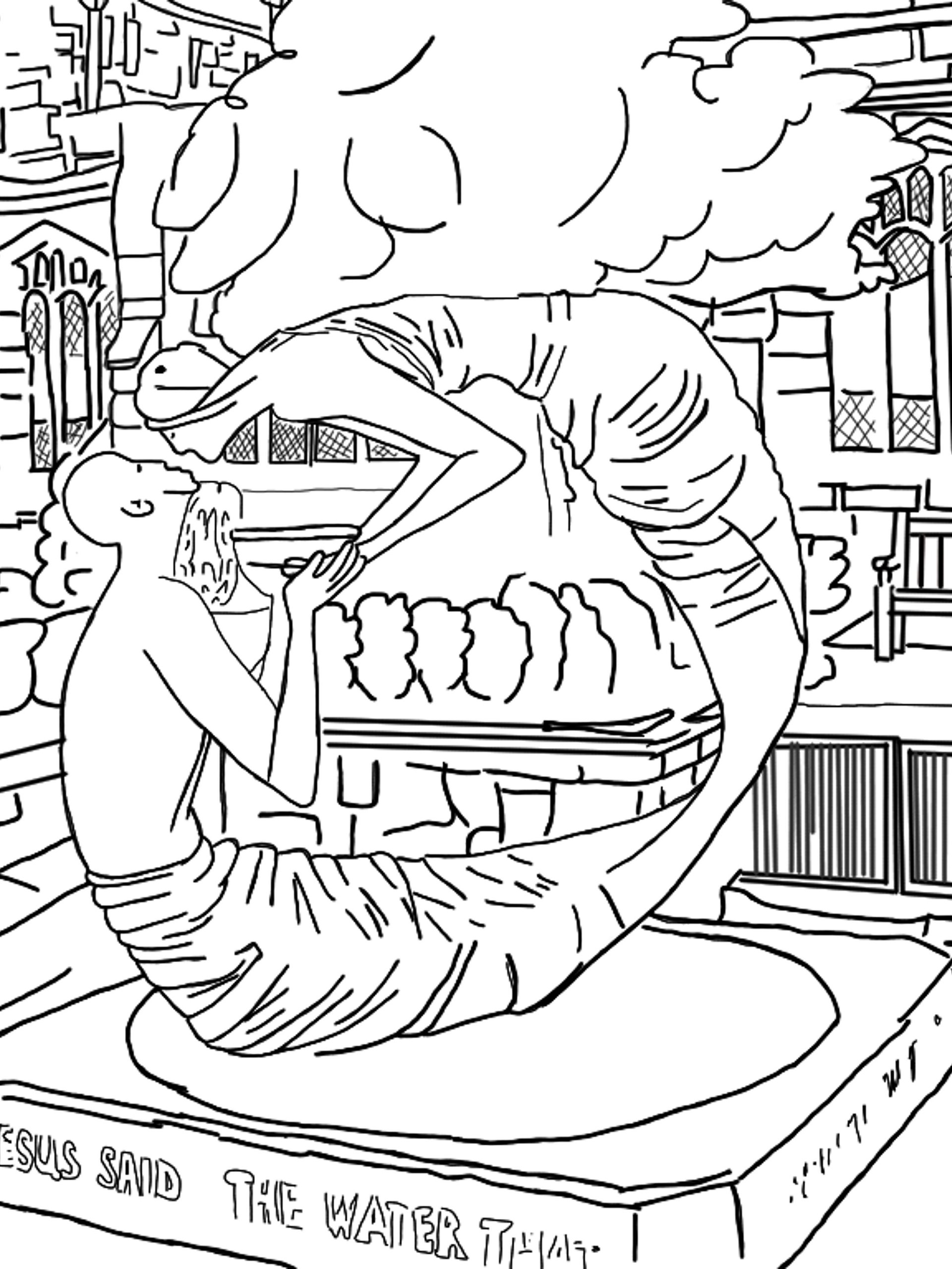 Colouring Sheets of Chester Buildings product image (7)