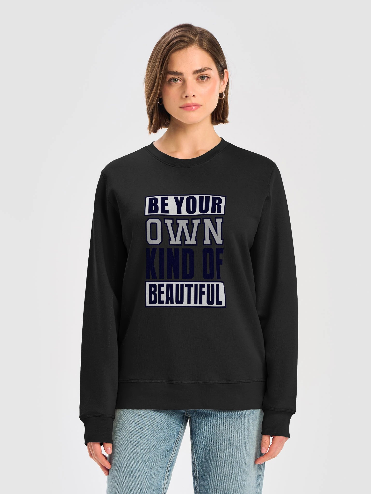 Be Beautiful logo Organic Sweatshirt product image (23)