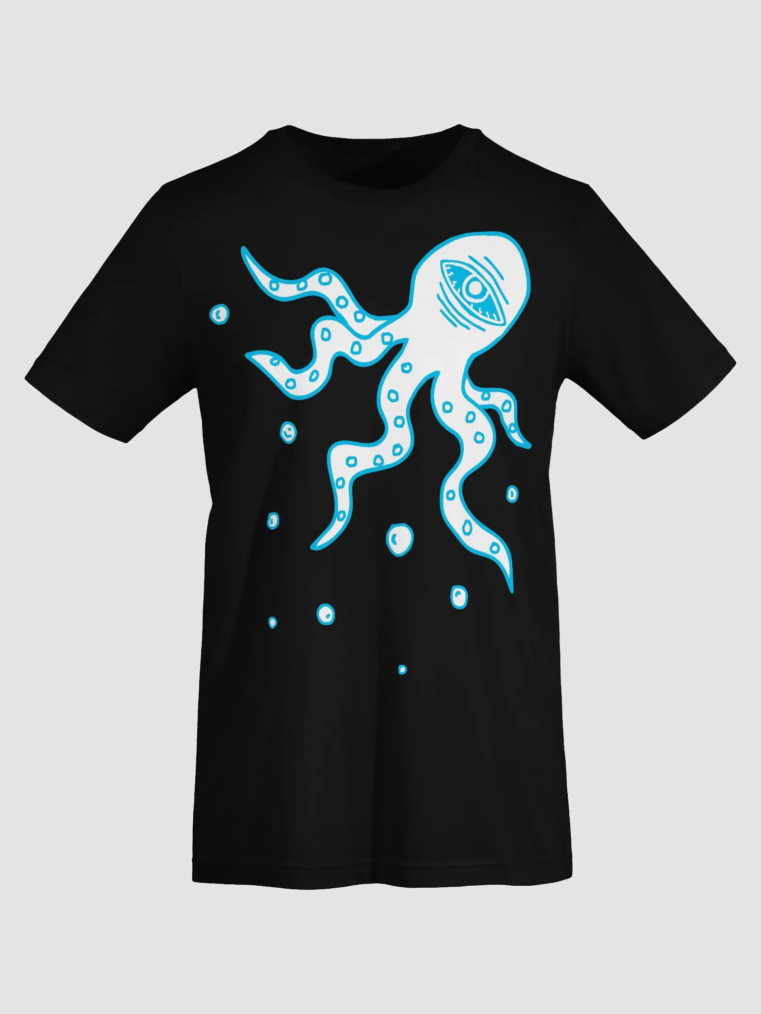 White Octopus T-Shirt product image (49)