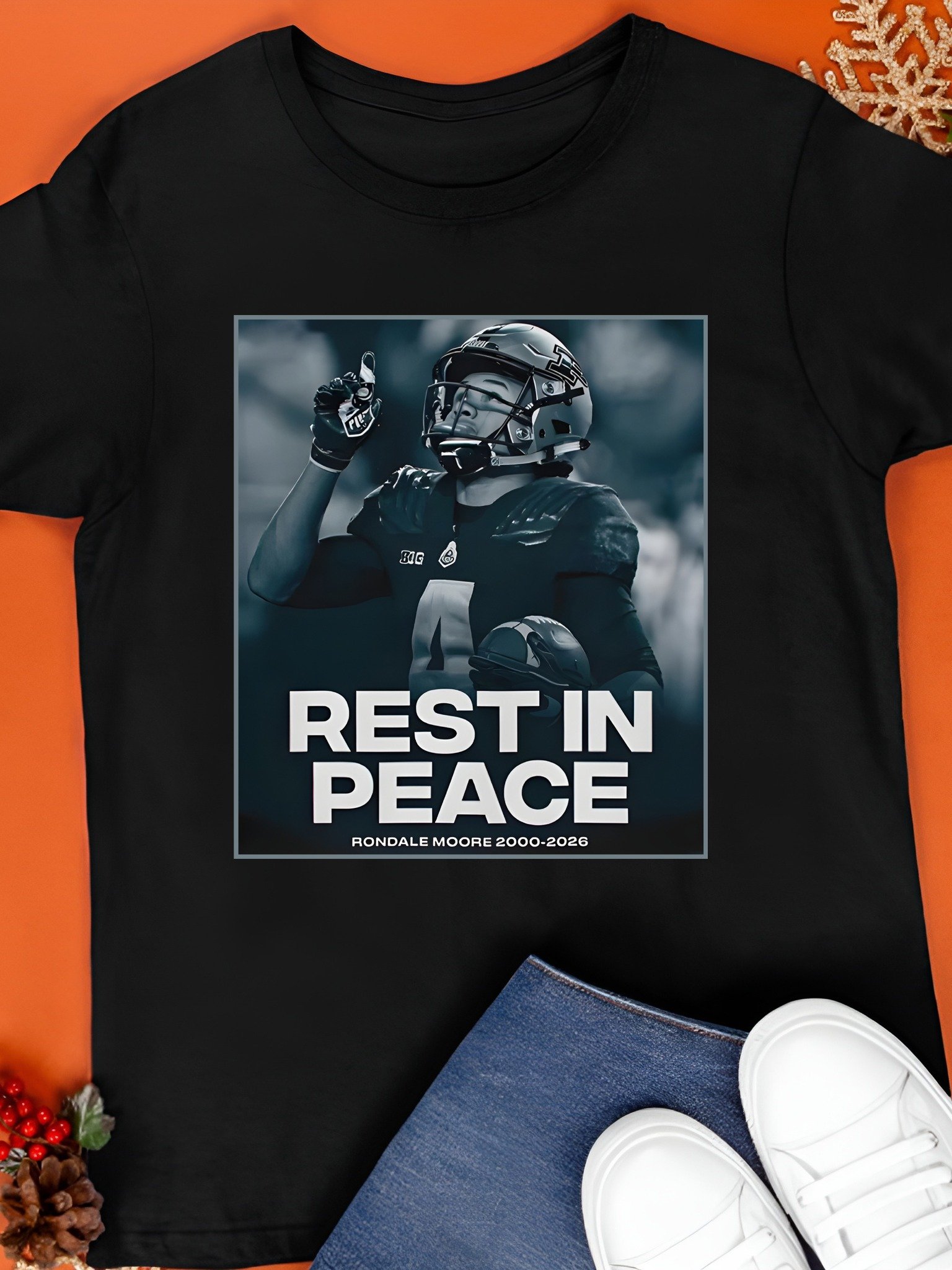 Rondale Moore Rest In Peace 2000–2026 Shirt product image (1)