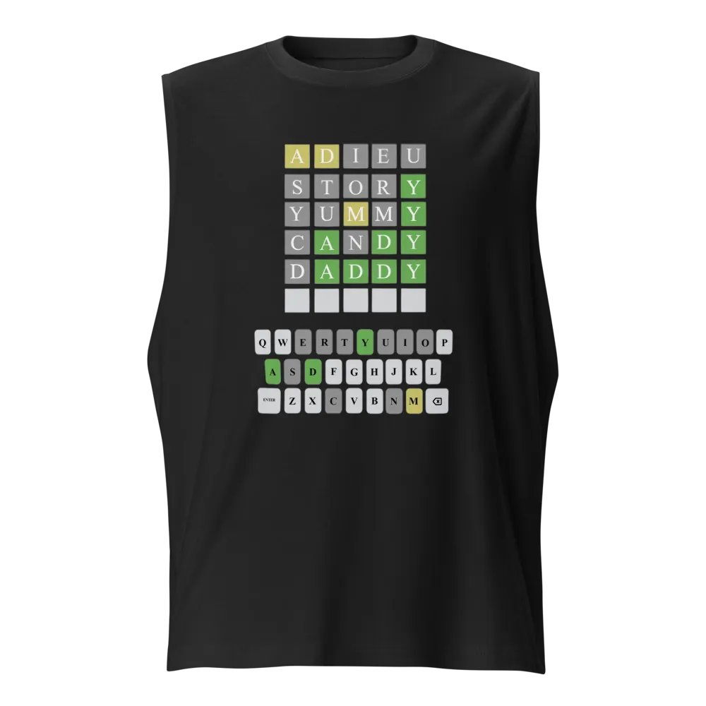 Wordle Muscle Tee product image (1)