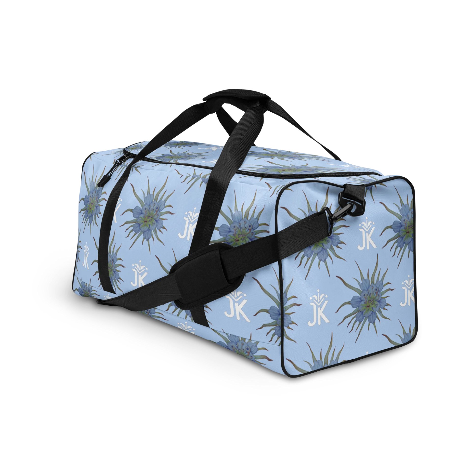 Floral Fiend Blue Duffel Bag product image (3)