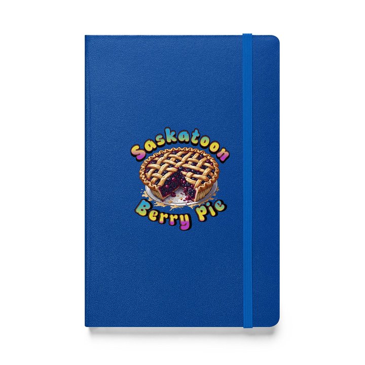 Saskatoon Berry Pie Hardcover Notebook product image (1)