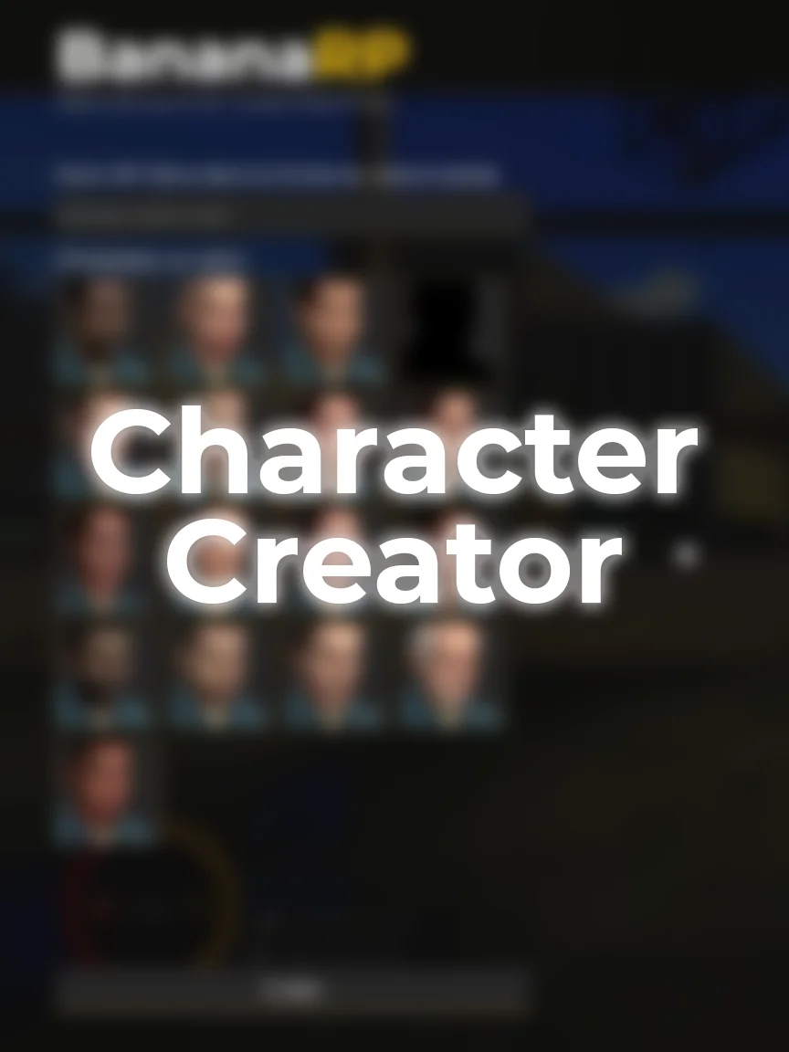 [Addon] Banana RP - Character Creator product image (1)