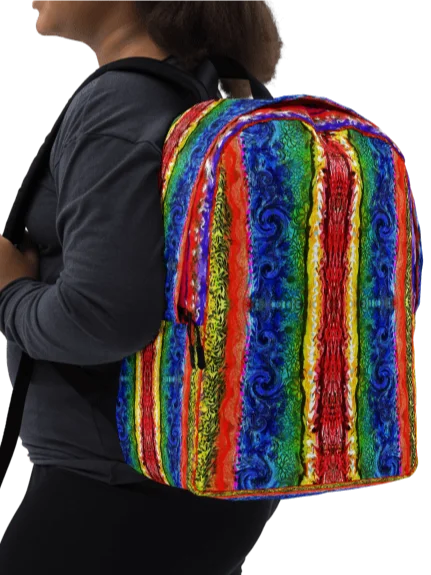 Boho colorful Stripes Backpack product image (2)