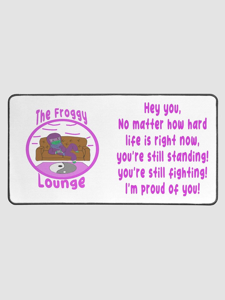 hey you desk mat - pink product image (1)