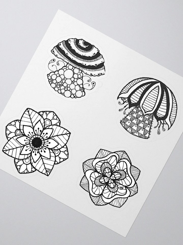 B/W Sticker Set product image (5)