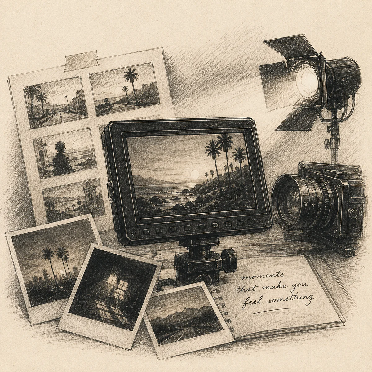 Visual storytelling, trailers, and creative concepts