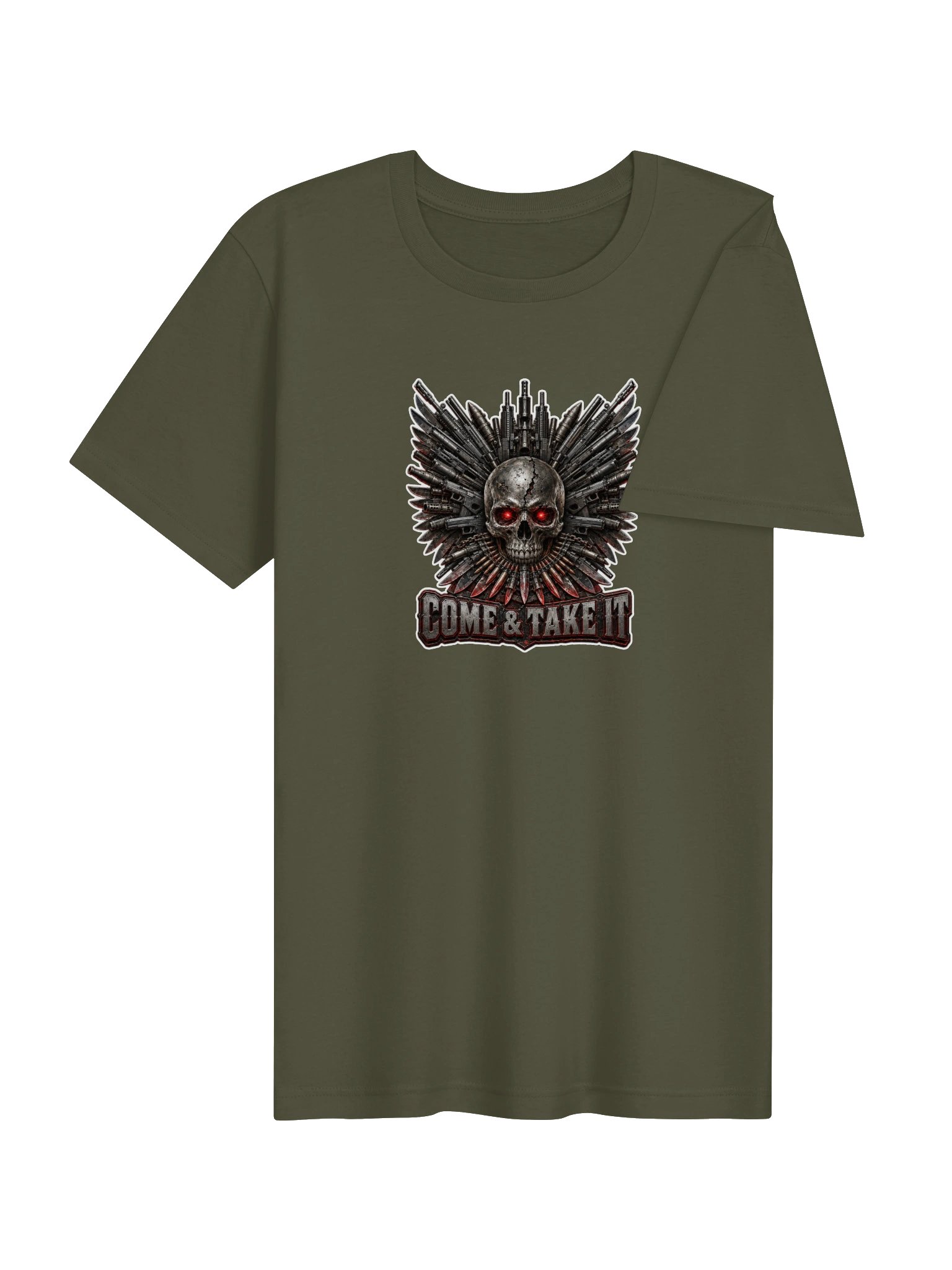 Come & Take It Skull Emblem T-Shirt product image (11)