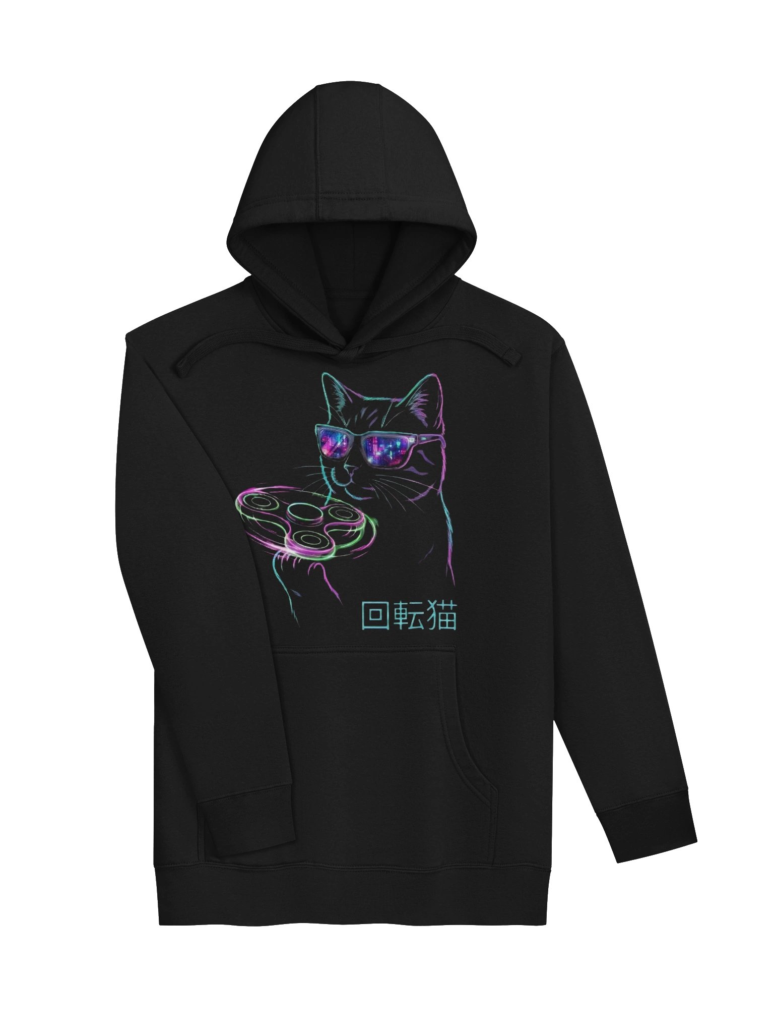 "Kaiten Neko" Signature Neon Hoodie product image (3)