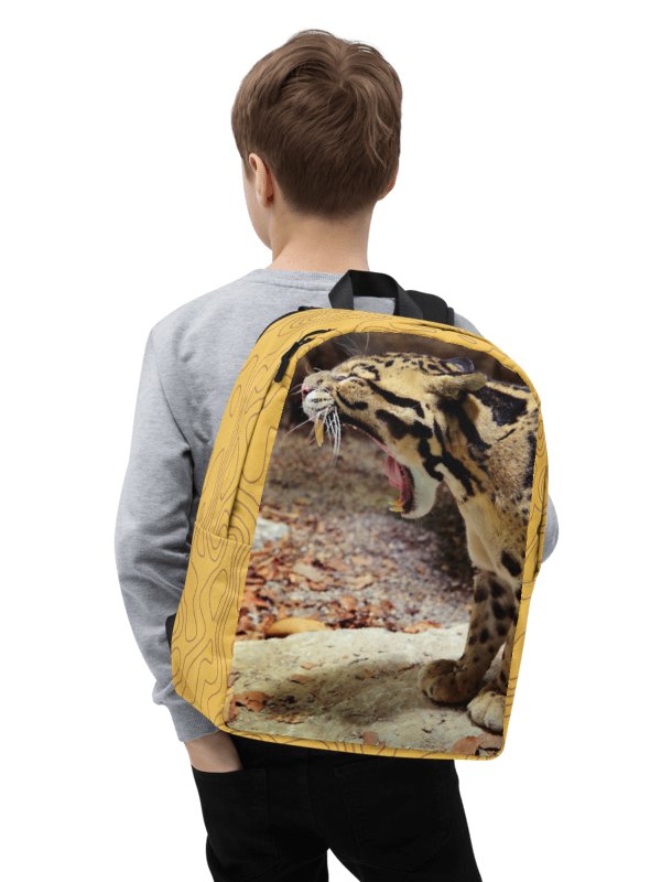 Design-backpack - Yawning big cat product image (1)